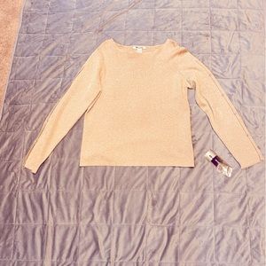 Sparkling Gold Holiday Sweater